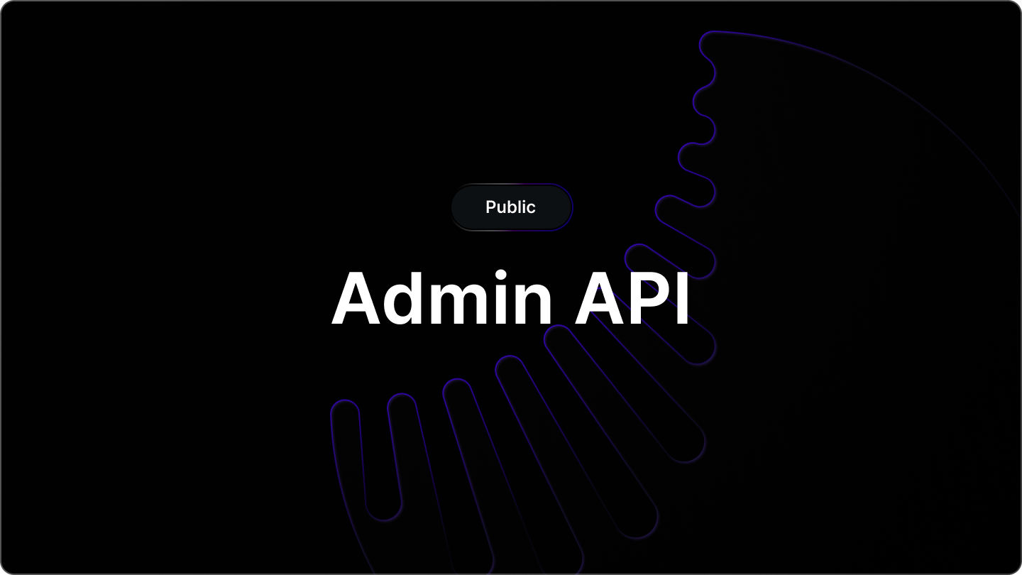 Admin API